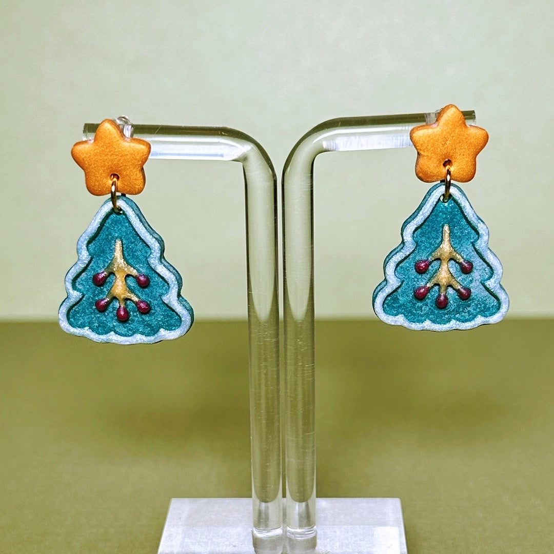 Small Folk Christmas Tree Dangles