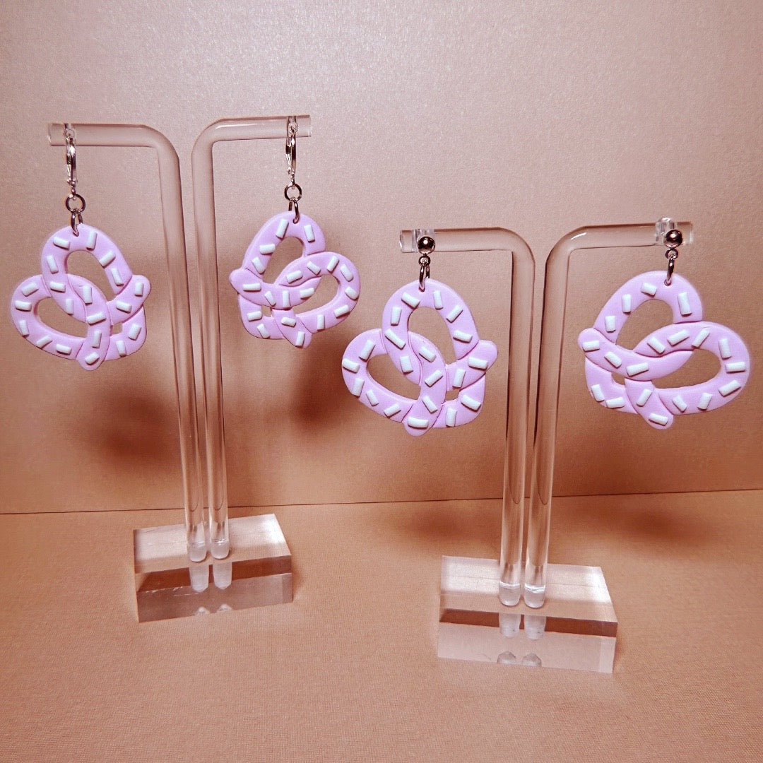 Heart Pretzel Dangles