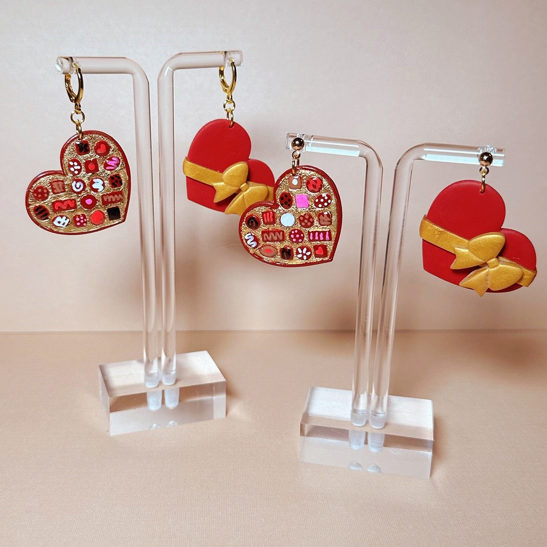 Heart Box of Chocolates Dangles
