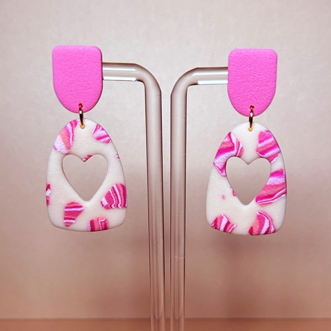 Heart Arch Droplet Dangles