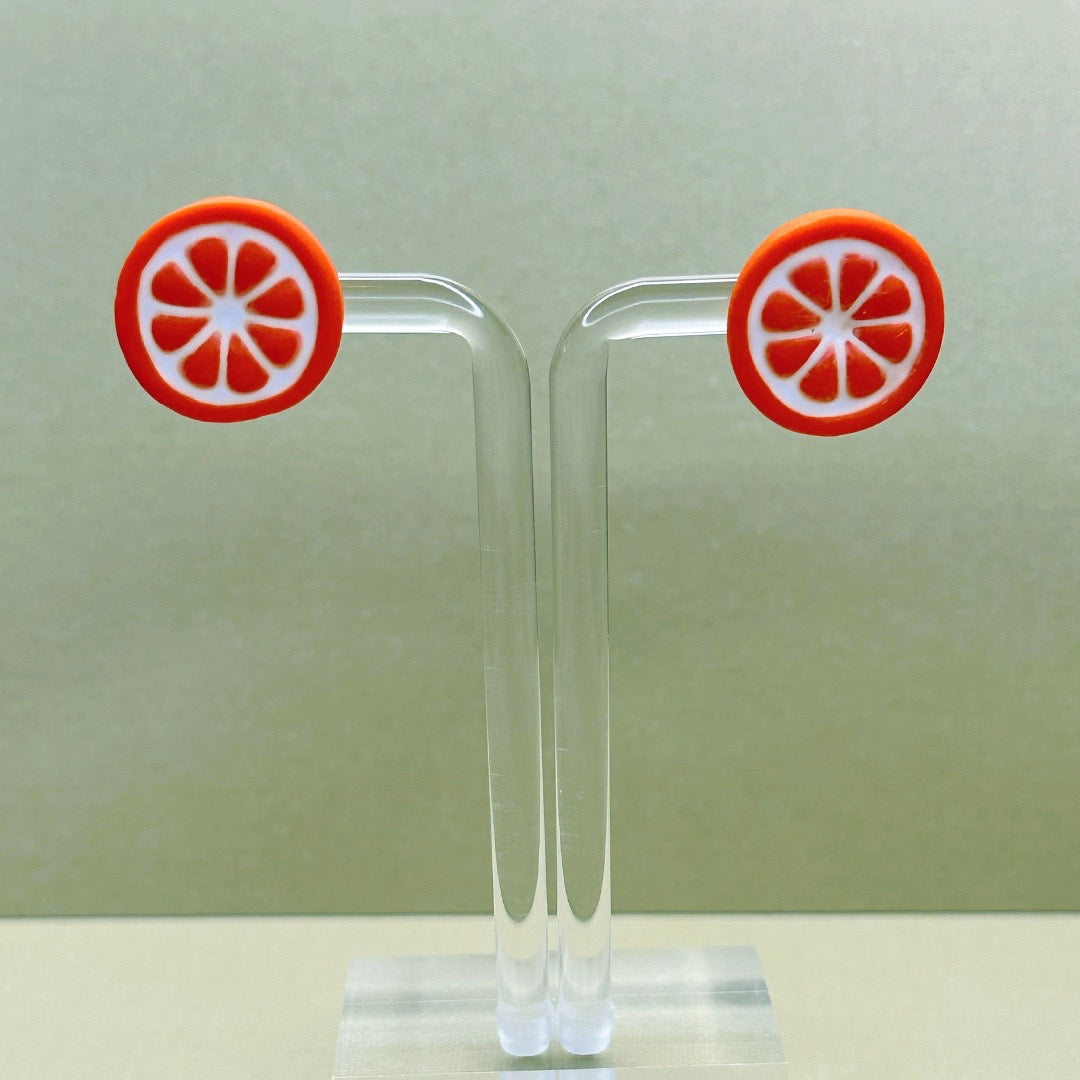 Citrus Orange Slice Studs