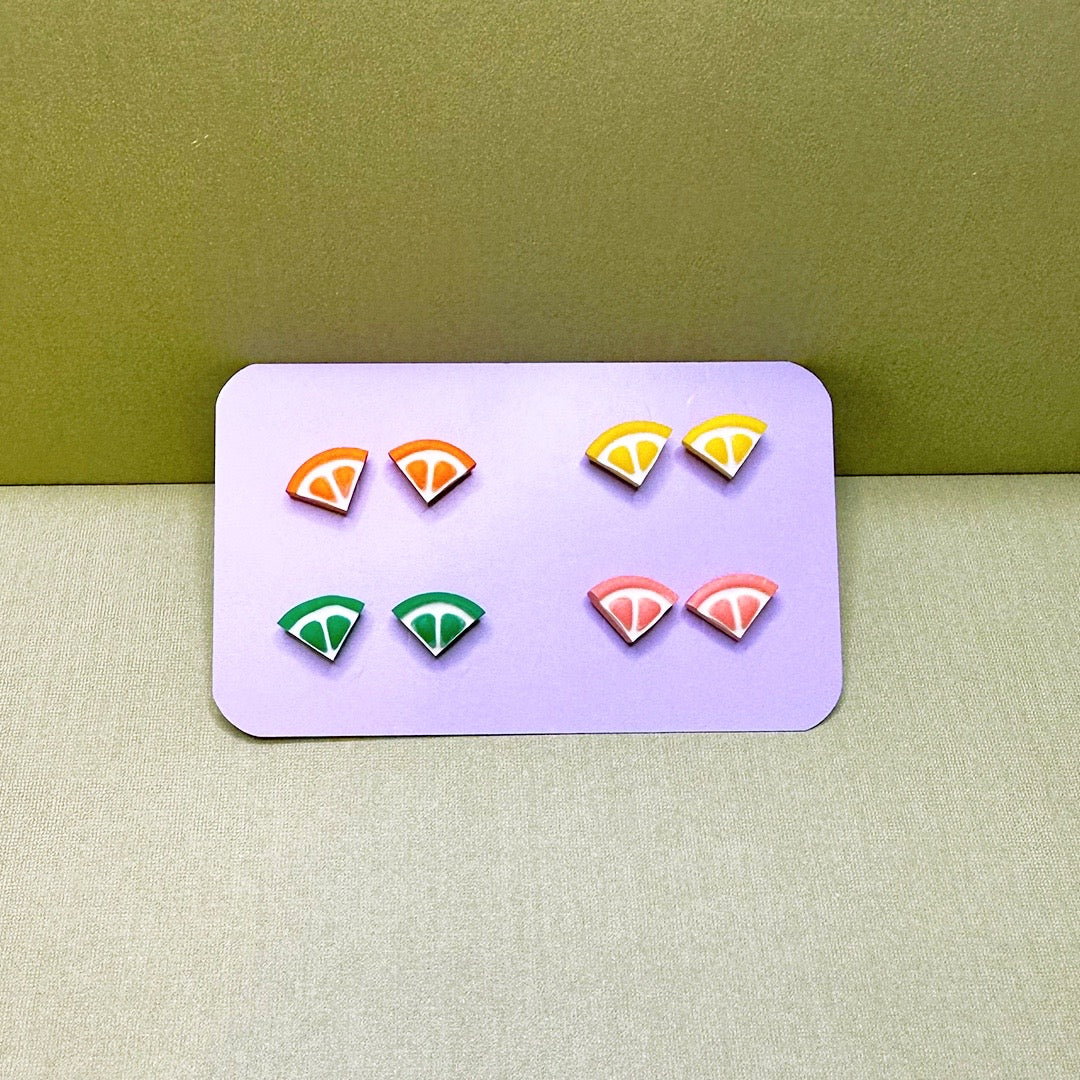 Citrus Wedge Stud Pack