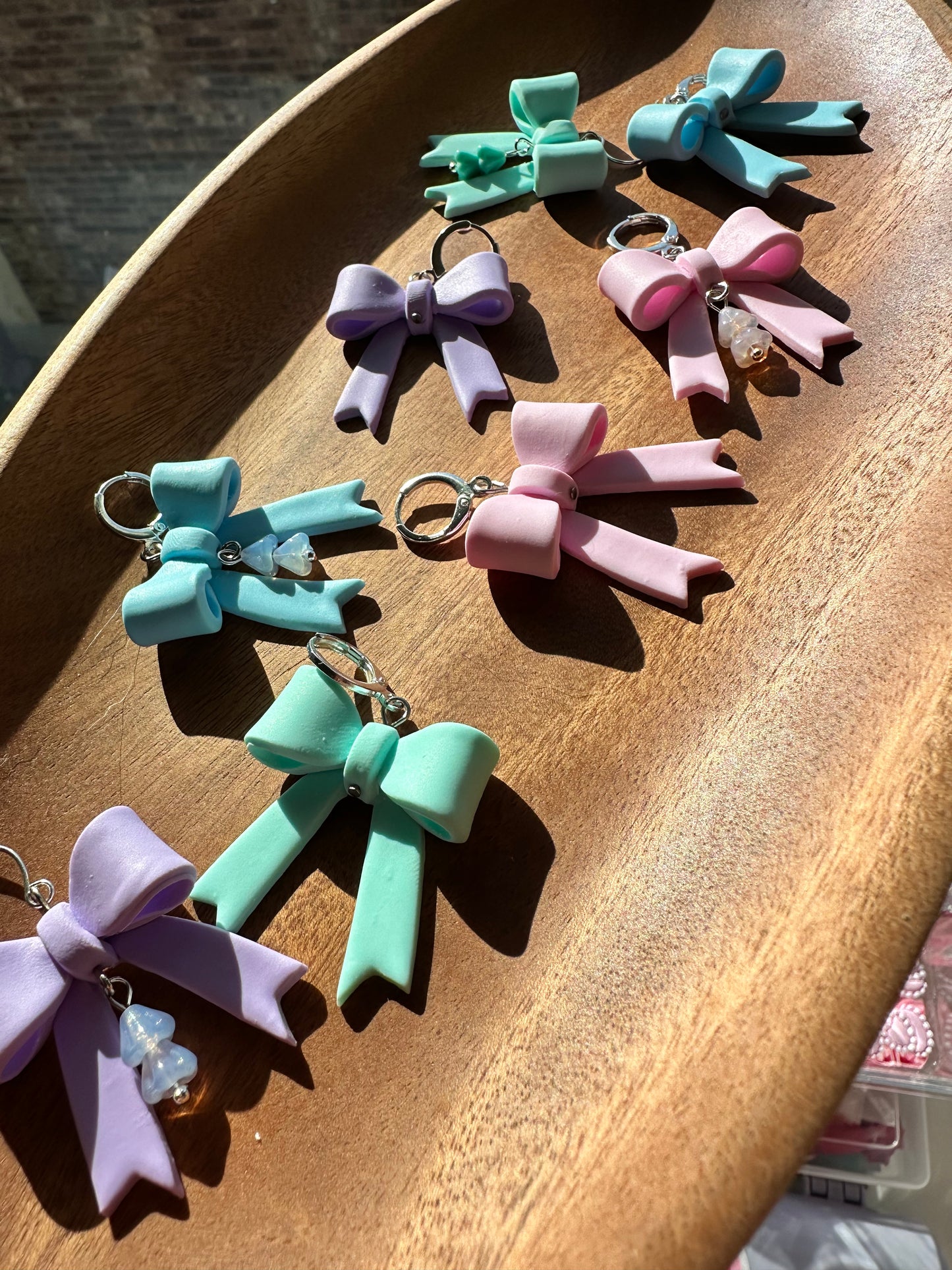Coquette Bow Dangles