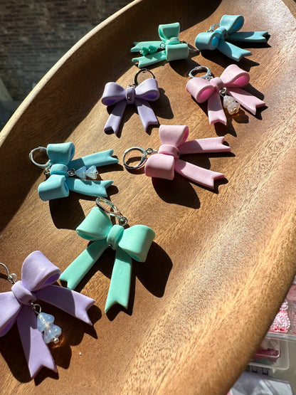 Coquette Bow Dangles