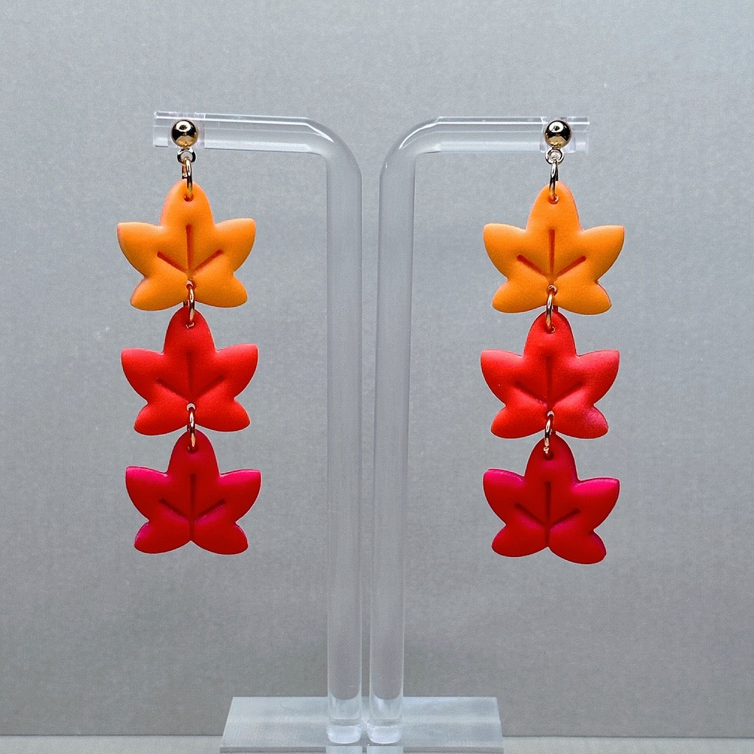 Fall Leaf Trio Dangles