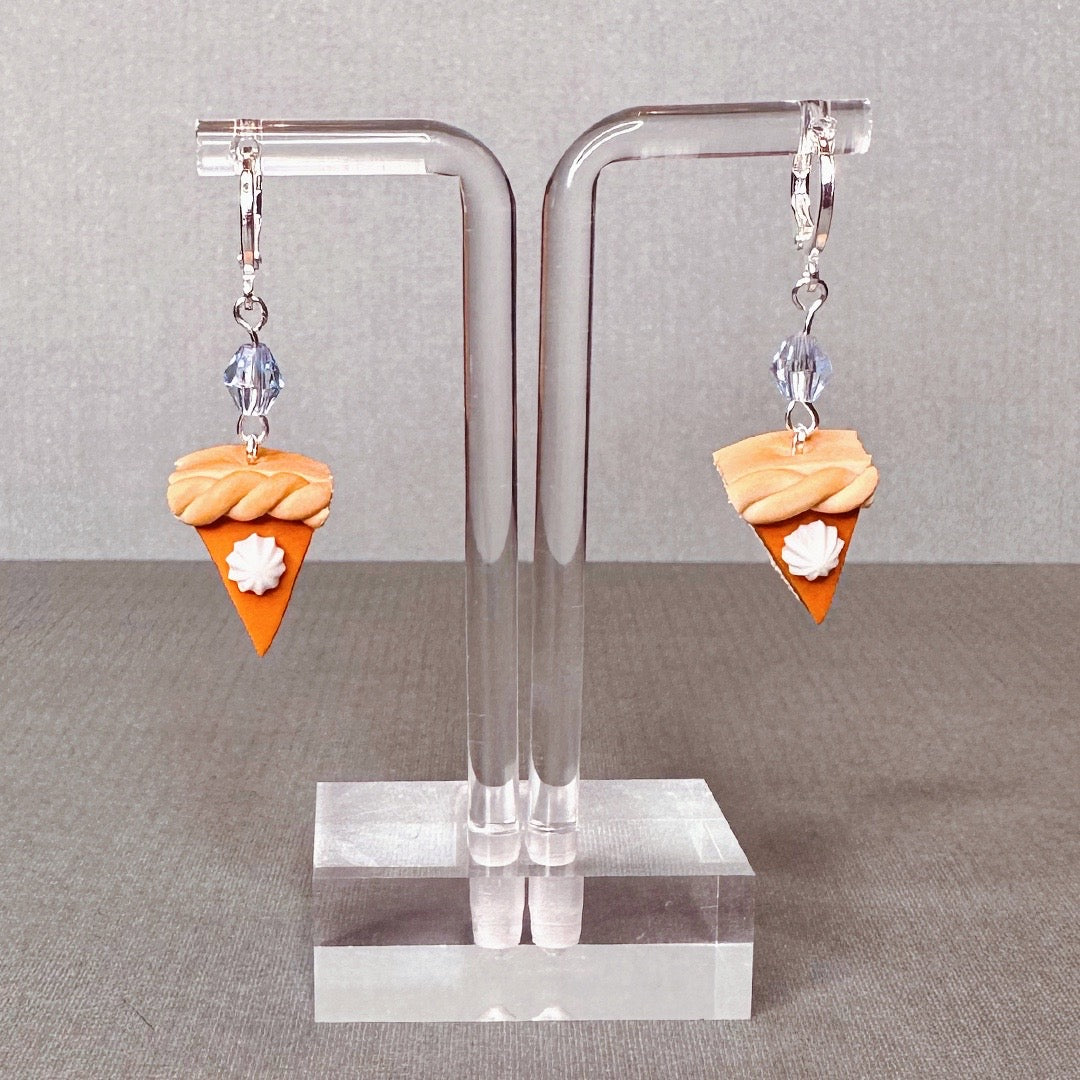 Pumpkin Pie Slice Dangles