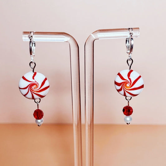 Peppermint Bead Dangles