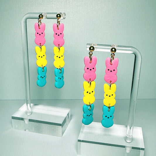 Mini Bunny Peeps Trio Dangles