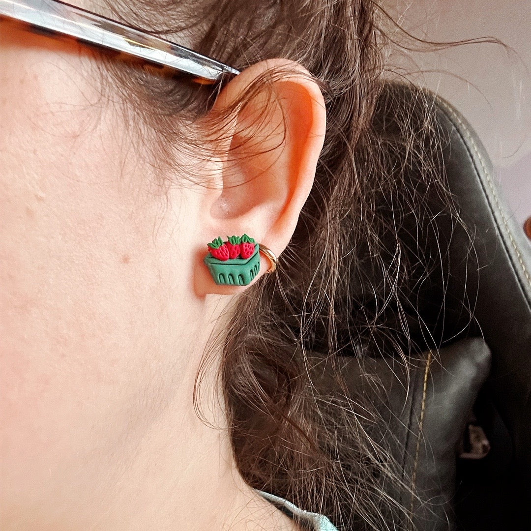 Berry Basket Studs