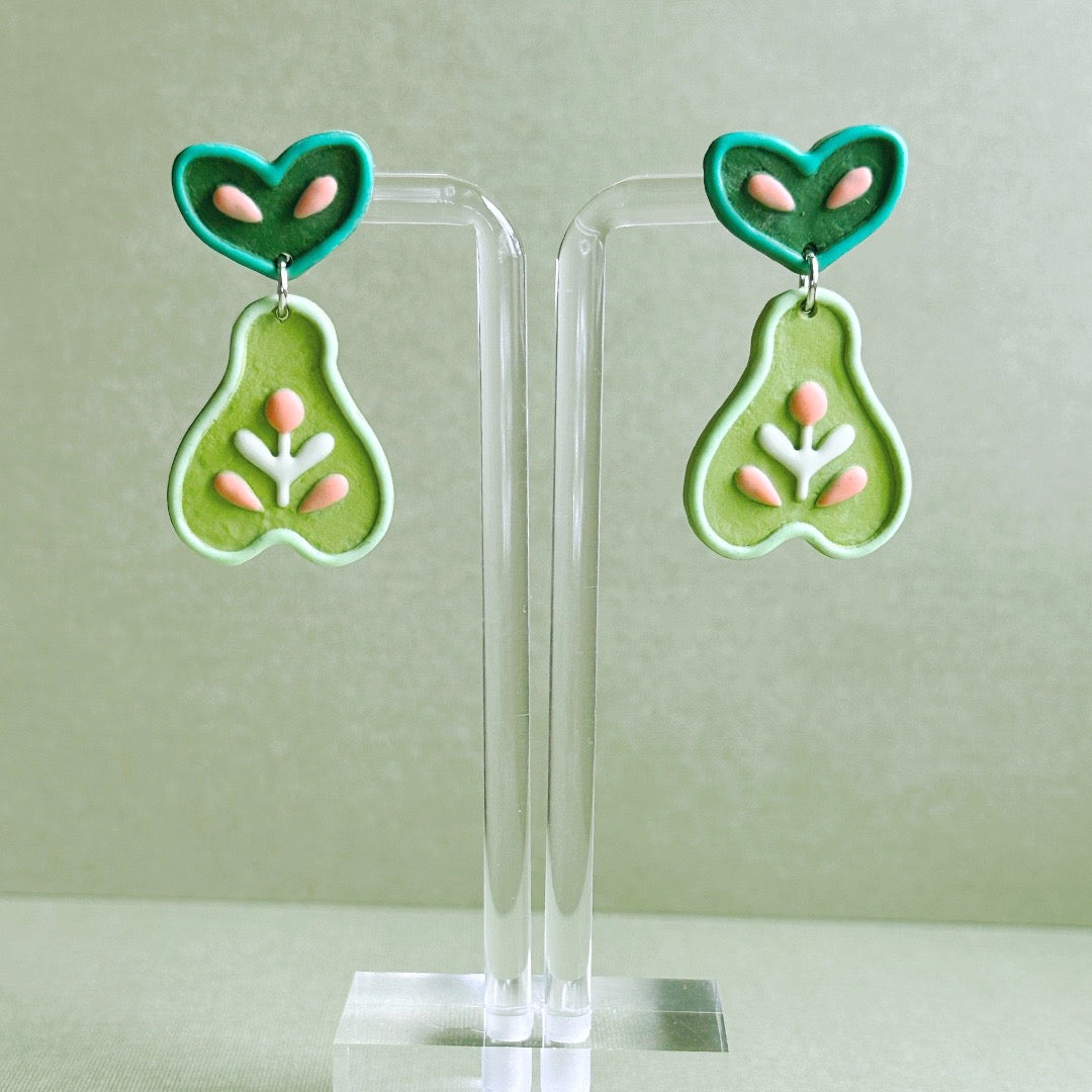 Folk Pear Dangles