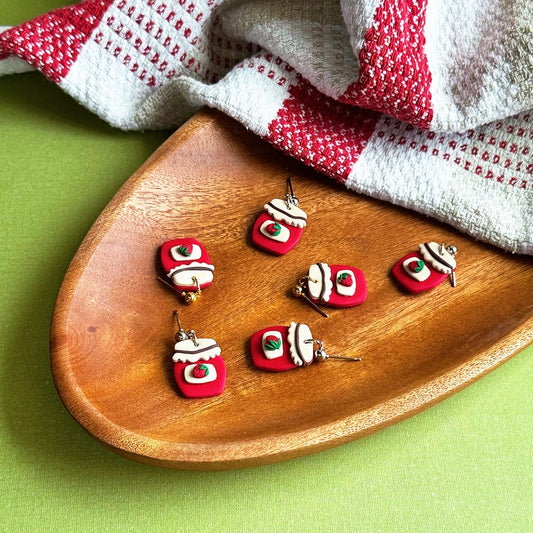 Strawberry Jam Jar Dangles