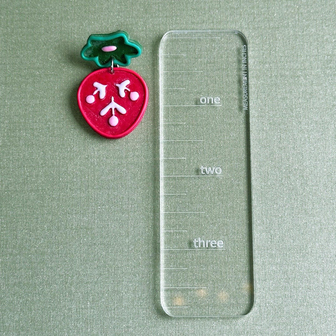 Folk Strawberry Dangles