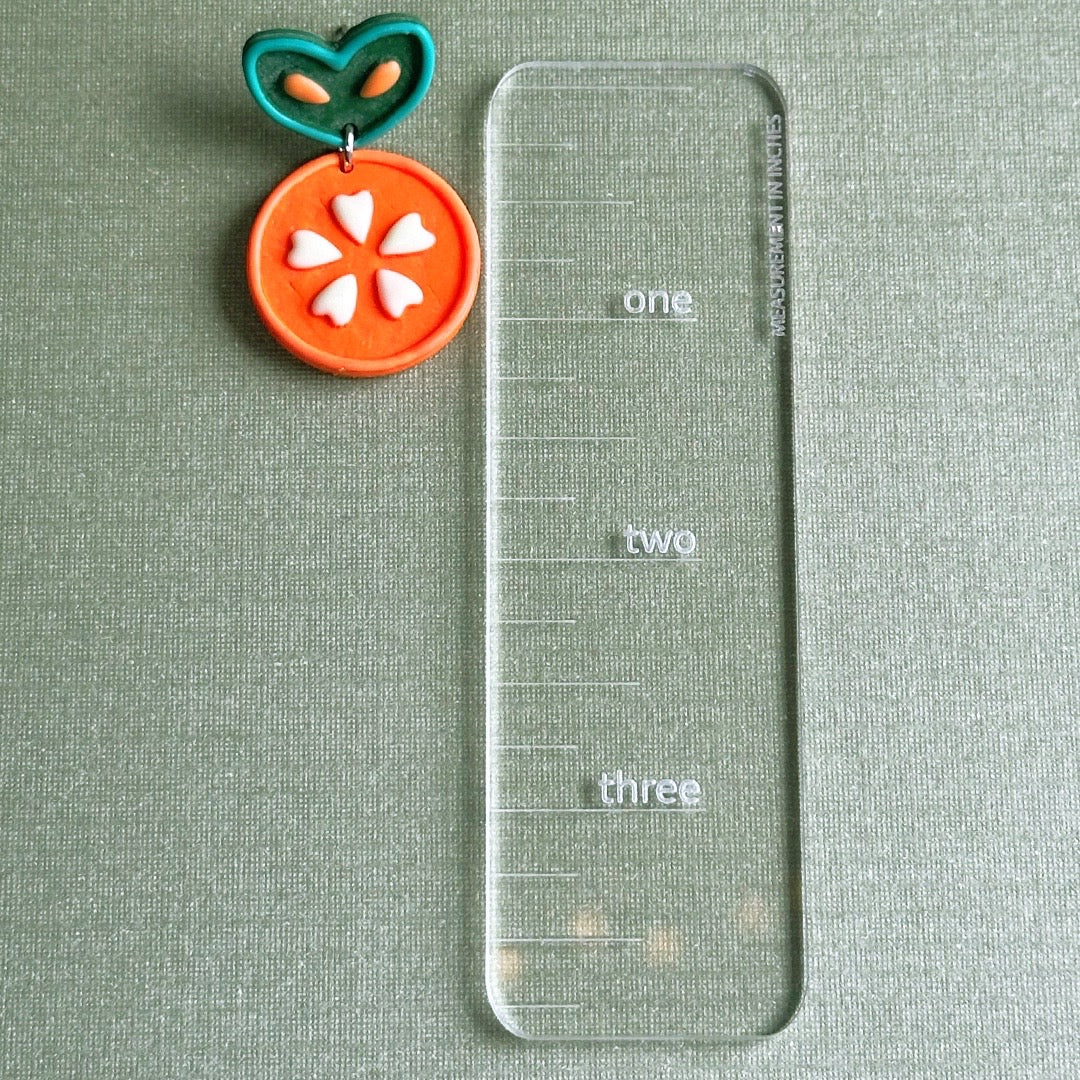 Folk Orange Dangles