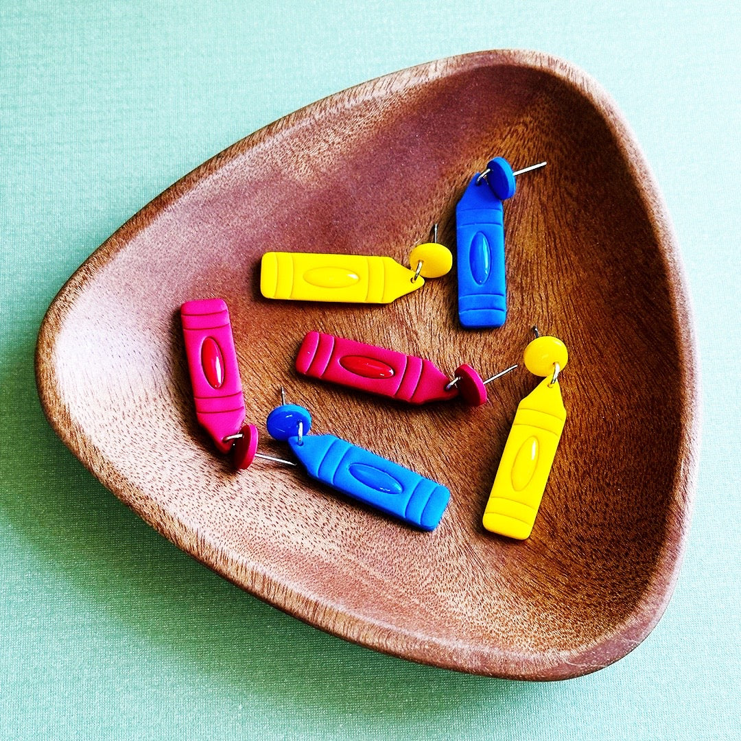 Large Crayon Dangles