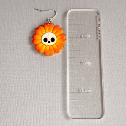 Skull Flower Dangles