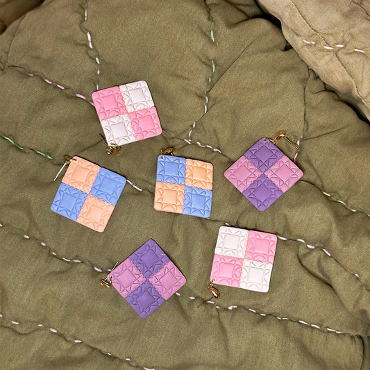 Quilted Square Dangles