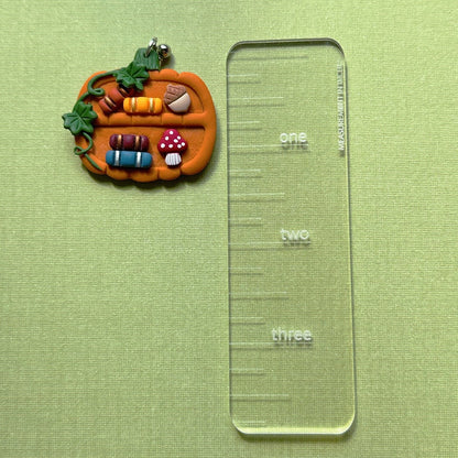 Pumpkin Bookshelf Dangles