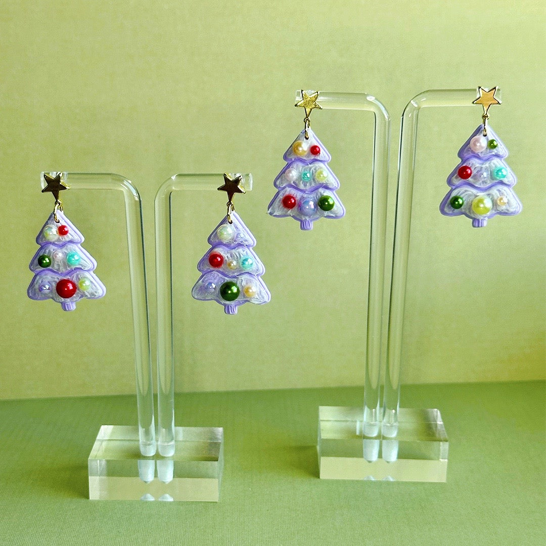 Bauble’d Lilac Tree Dangles