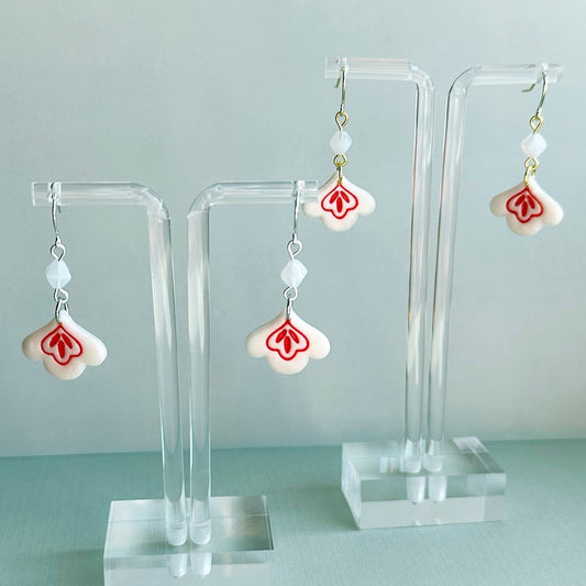 Scandi Folk Scallop Dangles