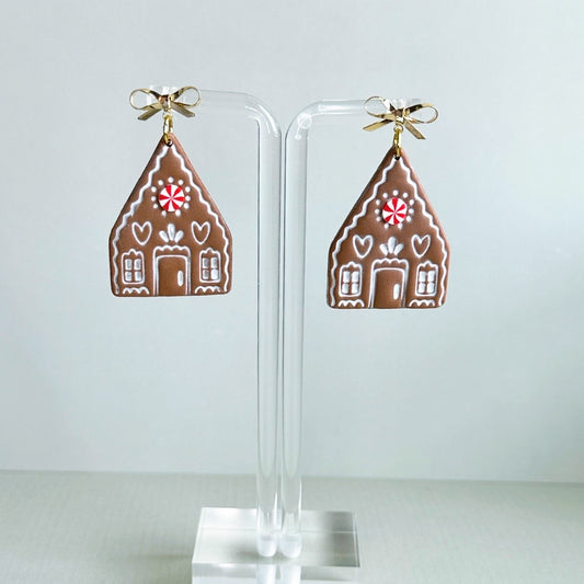Gingerbread House Dangles