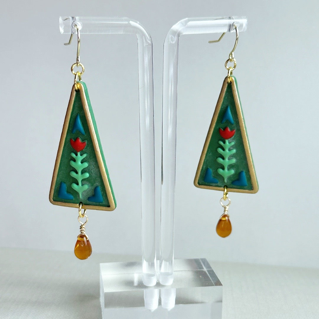Folk Christmas Tree Dangles