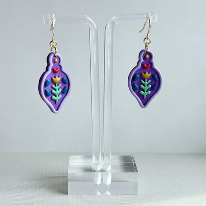 Folk Ornament #2 Dangles
