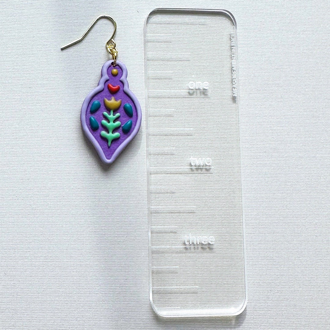 Folk Ornament #2 Dangles