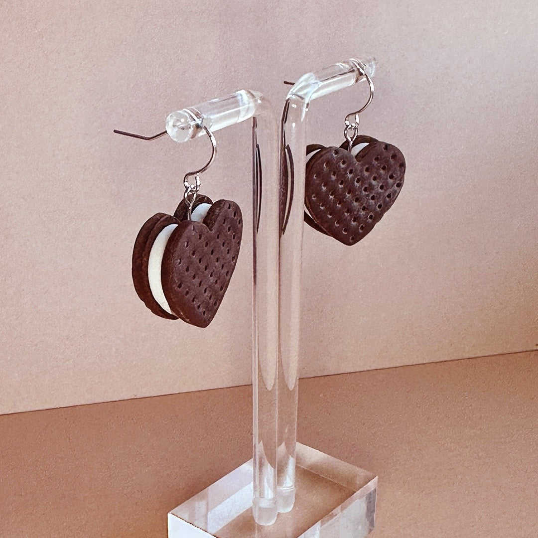 Heart Ice Cream Sandwich Dangles