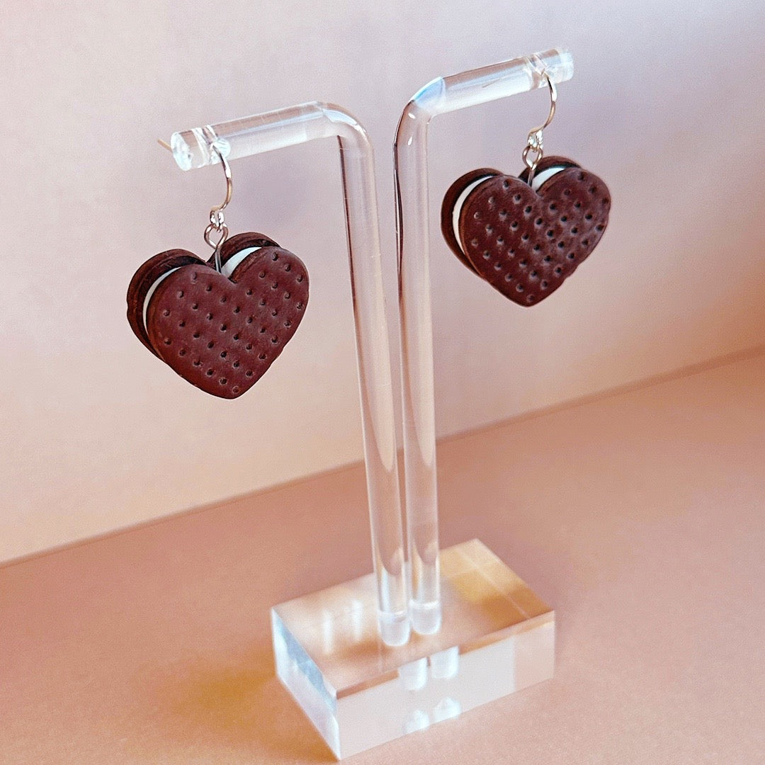 Heart Ice Cream Sandwich Dangles
