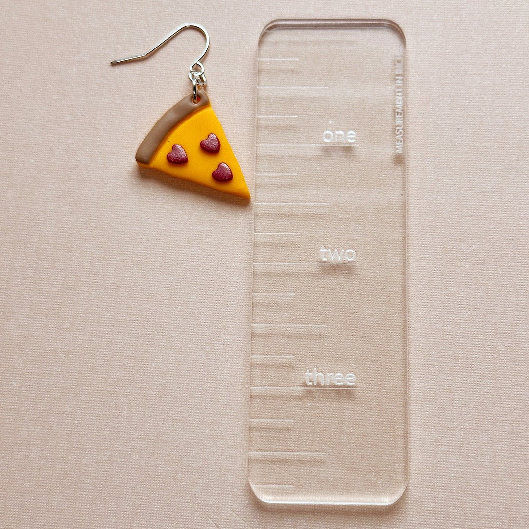 Heart Pepperoni Pizza Dangles