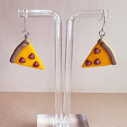 Heart Pepperoni Pizza Dangles