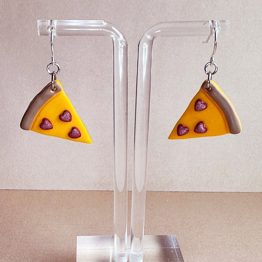 Heart Pepperoni Pizza Dangles