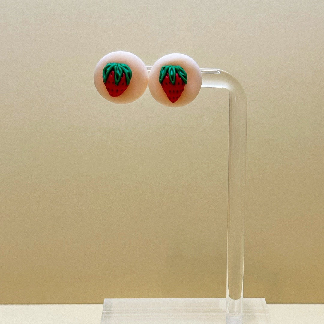 Strawberry Fields Studs