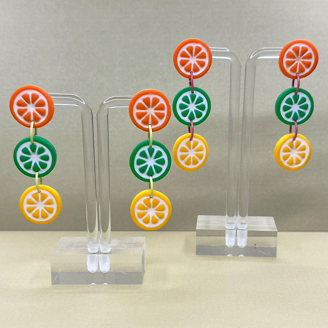 Citrus Slice Trio Dangles