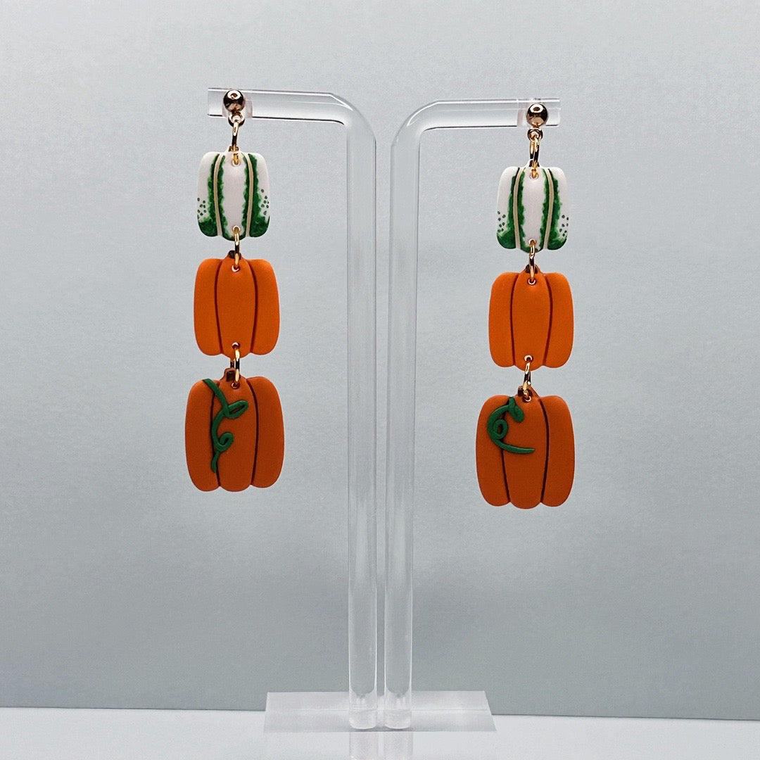 Pumpkin Trio Dangles