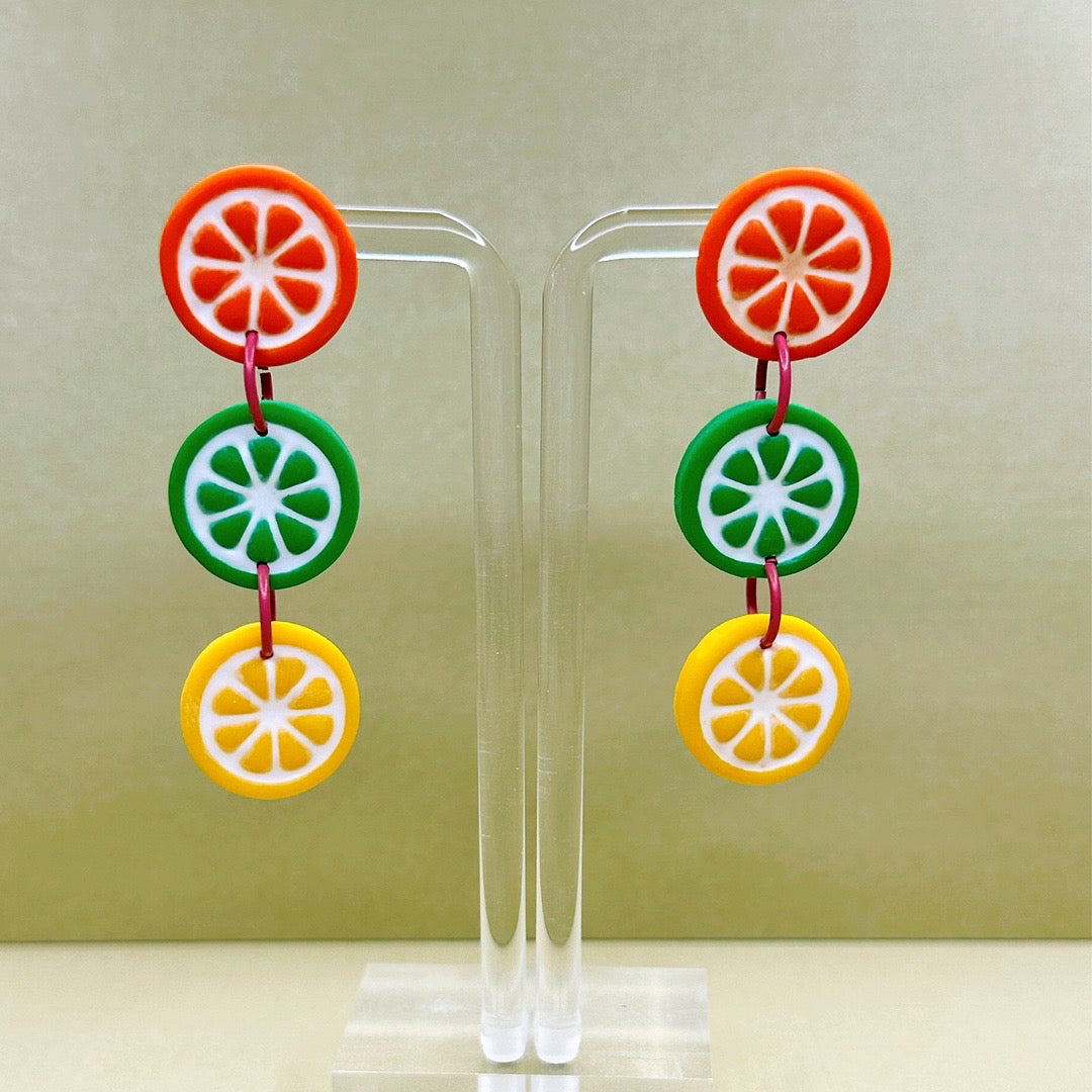 Citrus Slice Trio Dangles