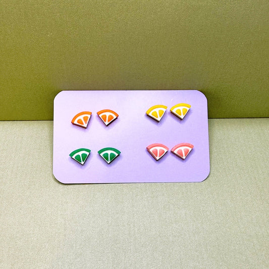 Citrus Wedge Stud Pack