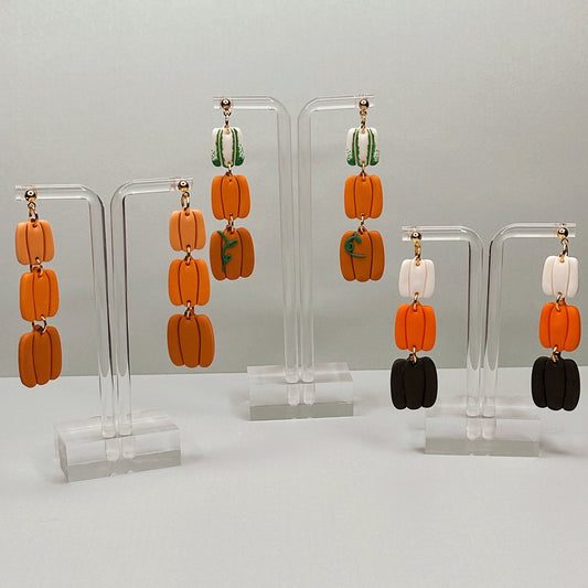 Pumpkin Trio Dangles